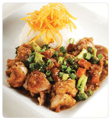 Crevettes et brocoli